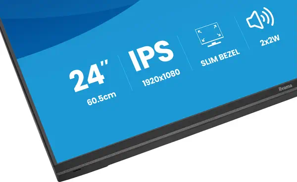 iiyama ProLite X2497HSU-B1 écran plat de PC 60,5 cm (23.8") 1920 x 1080 pixels Full HD LED Noir - Ecran Ordinateur - visuel 8