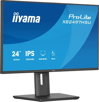 iiyama ProLite XB2497HSU-B1 écran plat de PC 60,5 cm (23.8") 1920 x 1080 pixels Full HD LED Noir - Ecran Ordinateur - visuel 5
