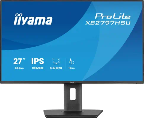 iiyama ProLite XB2797HSU-B1 écran plat de PC 68,6 cm (27") 1920 x 1080 pixels Full HD LED Noir - Ecran Ordinateur - visuel 3