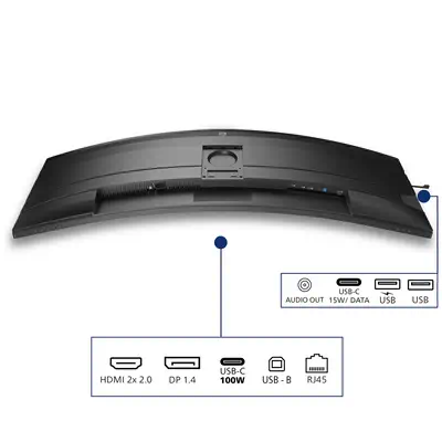 Philips 5000 series 49B2U5900C/00 écran plat de PC 124 cm (48.8") 5120 x 1440 pixels Dual QHD LCD No - Ecran Ordinateur - visuel 4