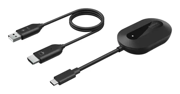 Belkin AVC024HQBK adaptateur d'affichage sans fil USB Full HD Clé logicielle - Connectique - visuel 1