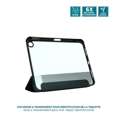 Mobilis 060021 étui pour tablette 27,9 cm (11") Folio porte carte Noir, Transparent - Etui et Housse - visuel 7