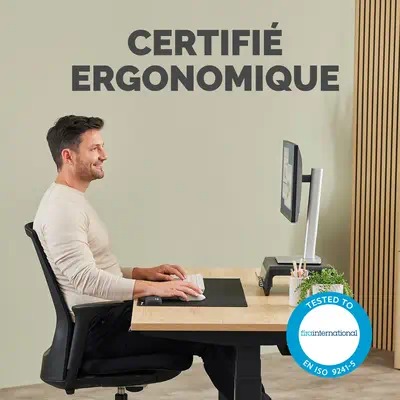 Fellowes Breyta repose-poignet Silicone Noir - Tapis - visuel 5