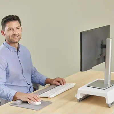 Fellowes Breyta repose-poignet Silicone Gris - Tapis - visuel 4