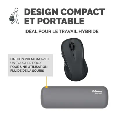 Fellowes Breyta repose-poignet Silicone Gris - Tapis - visuel 7