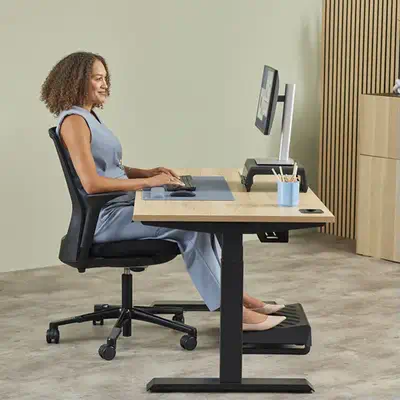 Fellowes Breyta repose-poignet Silicone Bleu clair - Tapis - visuel 5