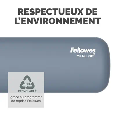 Fellowes Breyta repose-poignet Silicone Bleu clair - Tapis - visuel 6