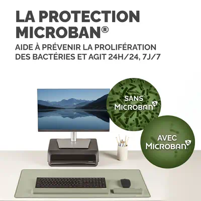 Fellowes Breyta repose-poignet Silicone Sage - Tapis - visuel 3