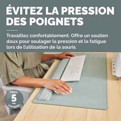 Fellowes Breyta repose-poignet Silicone Sage - Tapis - visuel 2