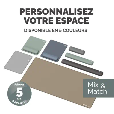 Fellowes Breyta repose-poignet Silicone Sable - Tapis - visuel 9