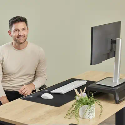 Fellowes Breyta repose-poignet Silicone Noir - Tapis - visuel 4