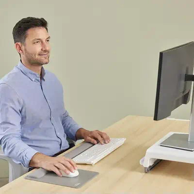 Fellowes Breyta repose-poignet Silicone Gris - Tapis - visuel 4