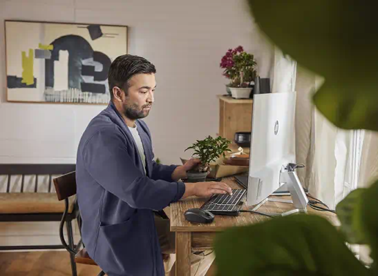 HP STORE 3PL clavier Maison USB Noir - Clavier - visuel 4