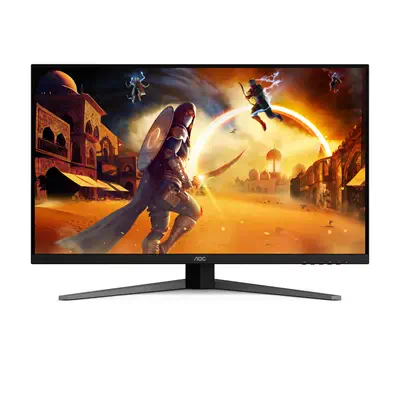 AOC G4 U32G4U écran plat de PC 80 cm (31.5") 3840 x 2160 pixels 4K Ultra HD Noir, Rouge - Ecran Ordinateur - visuel 6