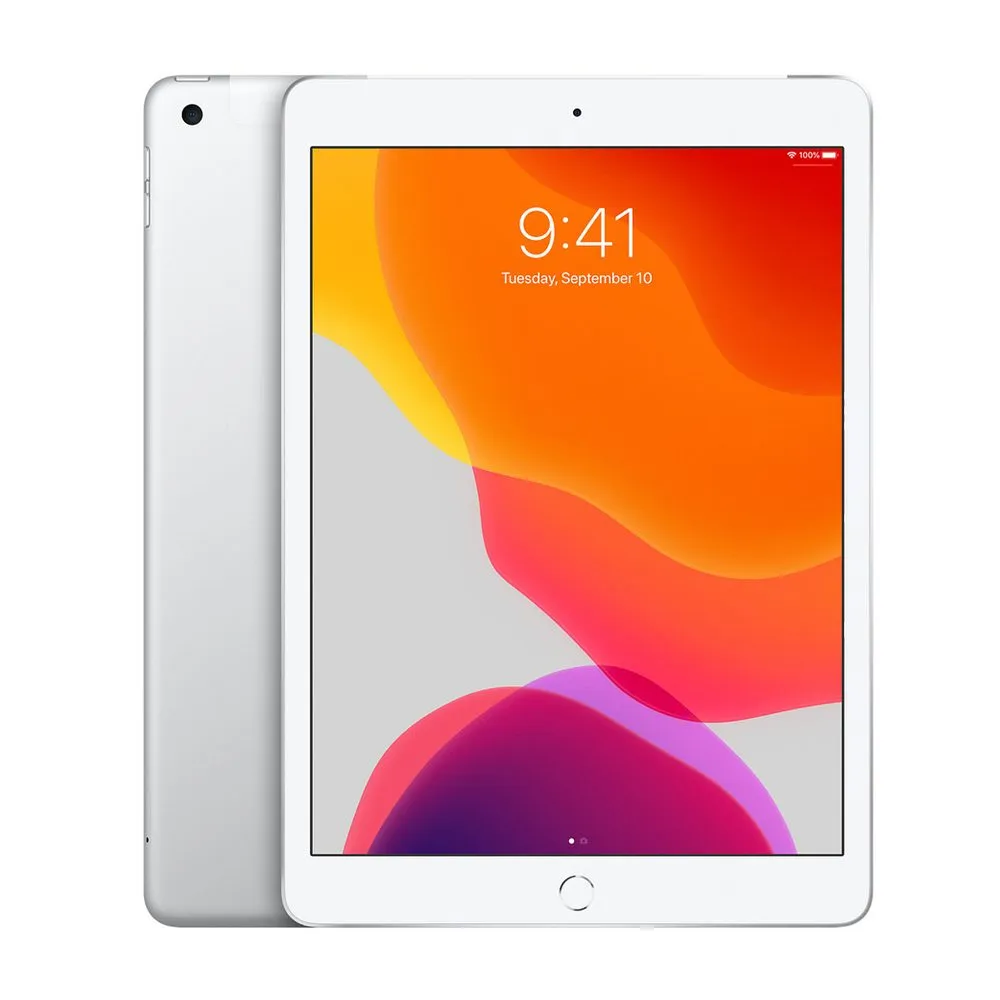 iPad 7 10.2" 32Go - Argent WiFi + 4G  - Grade Reconditionné en France Bon état - Apple - Tablette reconditionnée - visuel 1