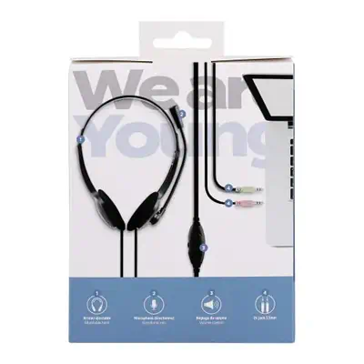 T'nB Way Casque Avec fil Ecouteurs Bureau/Centre d'appels Noir - T'NB - Casque Micro - visuel 6