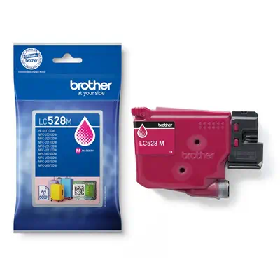 Brother LC528M cartouche d'encre 1 pièce(s) Original Magenta - Toner - visuel 3