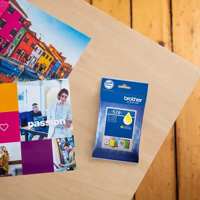 Brother LC528Y cartouche d'encre 1 pièce(s) Original Jaune - Cartouches d'encre - visuel 4