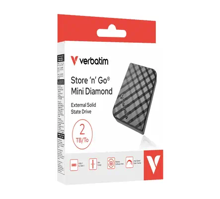 Store 'n' Go Mini Diamond - Verbatim - Disque dur SSD - visuel 2