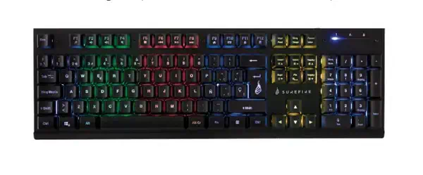 SureFire KingPin X2 clavier Gaming USB AZERTY Français Noir, Métallique - Pack Clavier, souris - visuel 1