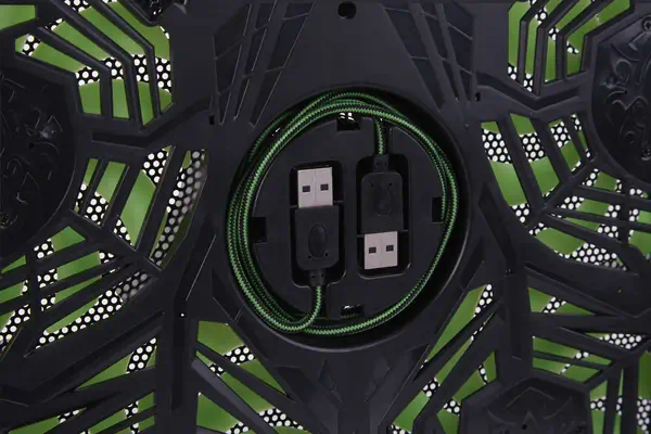 SureFire Bora système de refroidissement pour ordinateurs portables 43,2 cm (17") 1200 tr/min Noir - Refroidissement PC - visuel 2