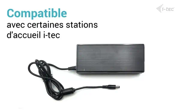 DC adapter 20V 6.5A 130W (Accessory for Selected i-tec Docking Stations) - I-Tec - Station d'accueil pour portable - visuel 5