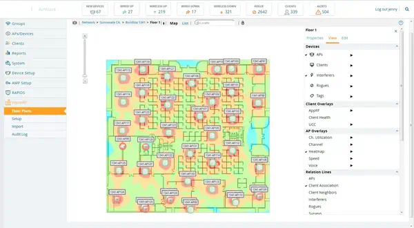 Aruba Networking Airwave with RAPIDS and VisualRF 1 Device License E-LTU - HP - Switchs et Hubs - visuel 1
