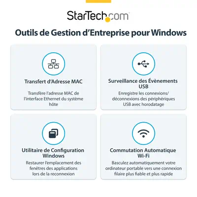 Station d'Accueil USB-C Triple Écran, Station de Recharge pour Ordinateur Portable 140 W pour MacBoo - StarTech - Station d'accueil pour portable - visuel 10