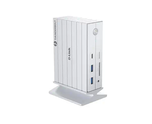 D-Link DUF-E01/E station d'accueil Avec fil Thunderbolt 4 Blanc - Station d'accueil pour portable - visuel 2