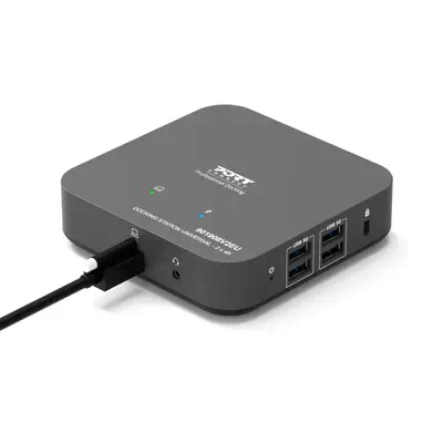 Station d'accueil bureau 2 x 4K USB-C 10 périphériques 85W - Port Designs - Station d'accueil pour portable - visuel 9