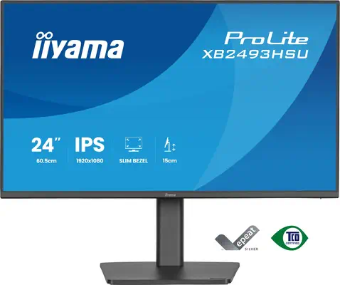 iiyama ProLite XB2493HSU-B1 écran plat de PC 60,5 cm (23.8") 1920 x 1080 pixels Full HD LED Noir - Ecran Ordinateur - visuel 2