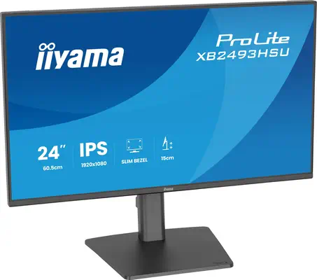 iiyama ProLite XB2493HSU-B1 écran plat de PC 60,5 cm (23.8") 1920 x 1080 pixels Full HD LED Noir - Ecran Ordinateur - visuel 5