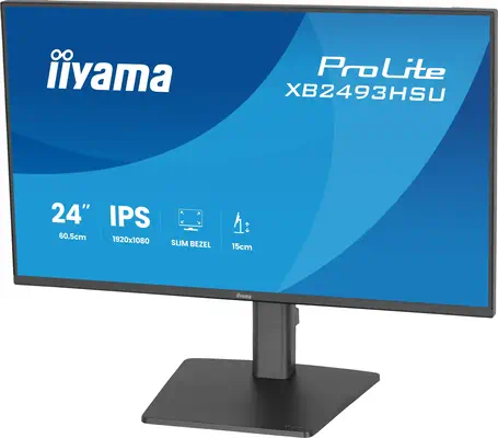 iiyama ProLite XB2493HSU-B1 écran plat de PC 60,5 cm (23.8") 1920 x 1080 pixels Full HD LED Noir - Ecran Ordinateur - visuel 7