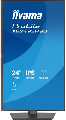 iiyama ProLite XB2493HSU-B1 écran plat de PC 60,5 cm (23.8") 1920 x 1080 pixels Full HD LED Noir - Ecran Ordinateur - visuel 2