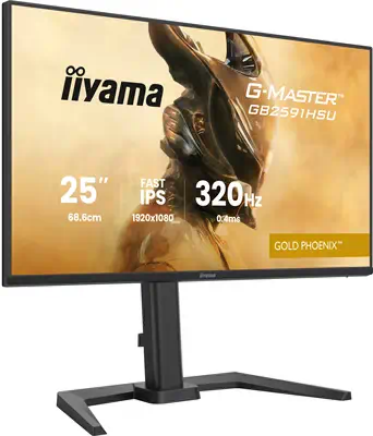 iiyama G-MASTER GB2591HSU-B1 écran plat de PC 62,2 cm (24.5") 1920 x 1080 pixels Full HD LED Noir - Ecran Ordinateur - visuel 2