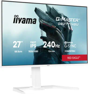 iiyama G-MASTER GB2771HSU-W1 écran plat de PC 68,6 cm (27") 1920 x 1080 pixels Blanc - Ecran Ordinateur - visuel 1