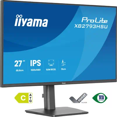 iiyama ProLite XB2793HSU-B1 écran plat de PC 68,6 cm (27") 1920 x 1080 pixels Full HD LED Noir - Ecran Ordinateur - visuel 1