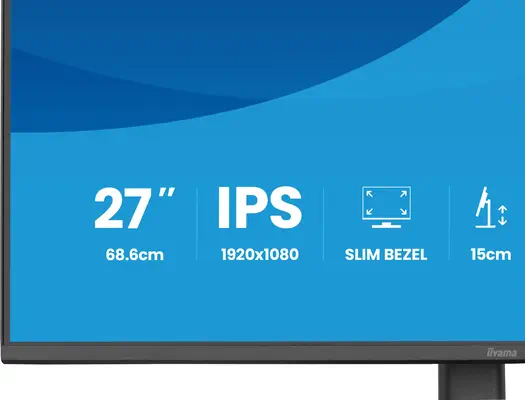 iiyama ProLite XB2793HSU-B1 écran plat de PC 68,6 cm (27") 1920 x 1080 pixels Full HD LED Noir - Ecran Ordinateur - visuel 10