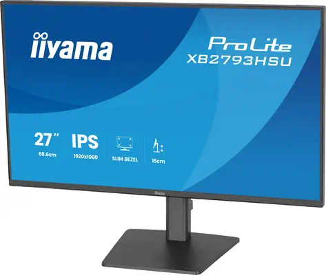 iiyama ProLite XB2793HSU-B1 écran plat de PC 68,6 cm (27") 1920 x 1080 pixels Full HD LED Noir - Ecran Ordinateur - visuel 7