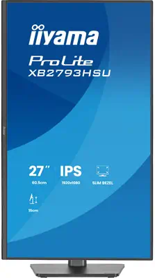 iiyama ProLite XB2793HSU-B1 écran plat de PC 68,6 cm (27") 1920 x 1080 pixels Full HD LED Noir - Ecran Ordinateur - visuel 2