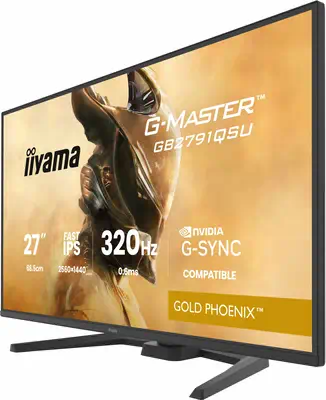 iiyama G-MASTER GB2791QSU-B1 écran plat de PC 68,6 cm (27") 2560 x 1440 pixels Wide Quad HD Noir - Ecran Ordinateur - visuel 8