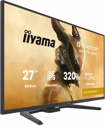 iiyama G-MASTER GB2791QSU-B1 écran plat de PC 68,6 cm (27") 2560 x 1440 pixels Wide Quad HD Noir - Ecran Ordinateur - visuel 4