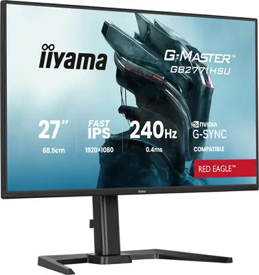 iiyama G-MASTER GB2771HSU-B1 écran plat de PC 68,6 cm (27") 1920 x 1080 pixels Full HD Noir - Ecran Ordinateur - visuel 4