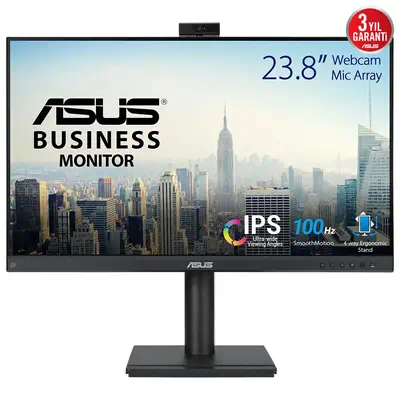 ASUS BE249QFK écran plat de PC 60,5 cm (23.8") 1920 x 1080 pixels Full HD LCD Noir - Asus - Ecran Ordinateur - visuel 1