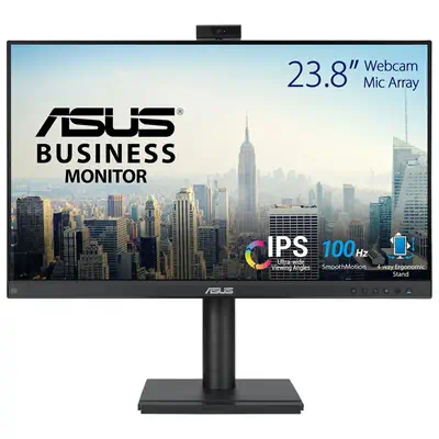 ASUS BE249QFK écran plat de PC 60,5 cm (23.8") 1920 x 1080 pixels Full HD LCD Noir - Asus - Ecran Ordinateur - visuel 1