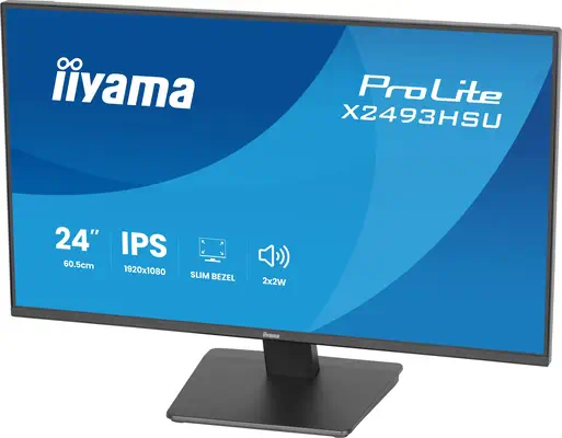 iiyama ProLite X2493HSU-B1 écran plat de PC 60,5 cm (23.8") 1920 x 1080 pixels Full HD Noir - Ecran Ordinateur - visuel 8