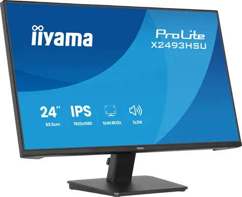 iiyama ProLite X2493HSU-B1 écran plat de PC 60,5 cm (23.8") 1920 x 1080 pixels Full HD Noir - Ecran Ordinateur - visuel 5