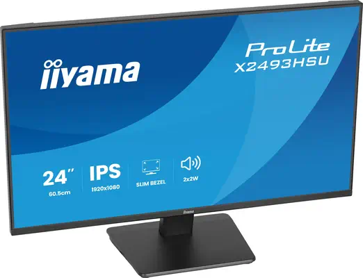 iiyama ProLite X2493HSU-B1 écran plat de PC 60,5 cm (23.8") 1920 x 1080 pixels Full HD Noir - Ecran Ordinateur - visuel 7