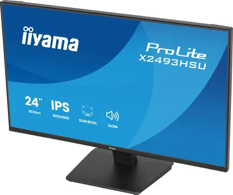 iiyama ProLite X2493HSU-B1 écran plat de PC 60,5 cm (23.8") 1920 x 1080 pixels Full HD Noir - Ecran Ordinateur - visuel 9