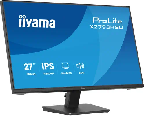 iiyama ProLite X2793HSU-B1 écran plat de PC 68,6 cm (27") 1920 x 1080 pixels Full HD LED Noir - Ecran Ordinateur - visuel 4